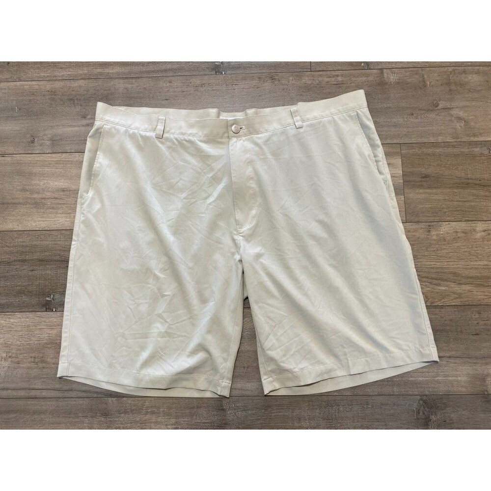 Peter Millar Shorts Mens 44 Beige Golf Shackleford Performance Hybrid Tech Chino